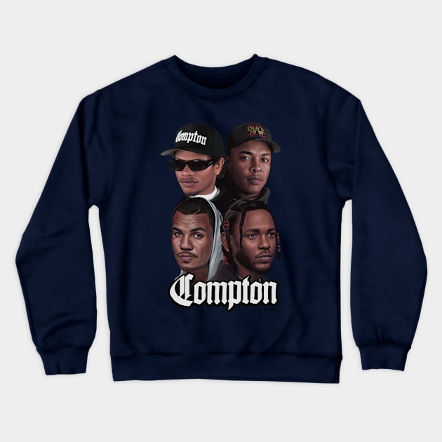 Compton FOURmation Crewneck Sweatshirt by Art Simpson